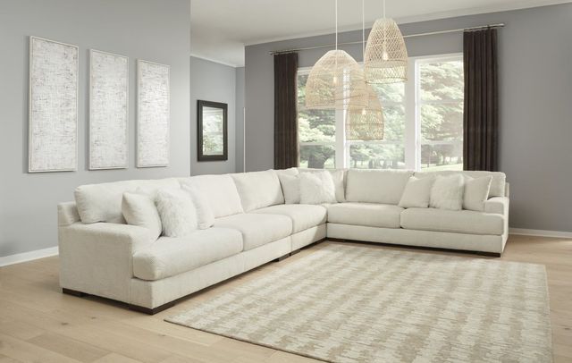 Signature Design by Ashley® Zada 4-Piece Ivory L-Shape Sectional-4