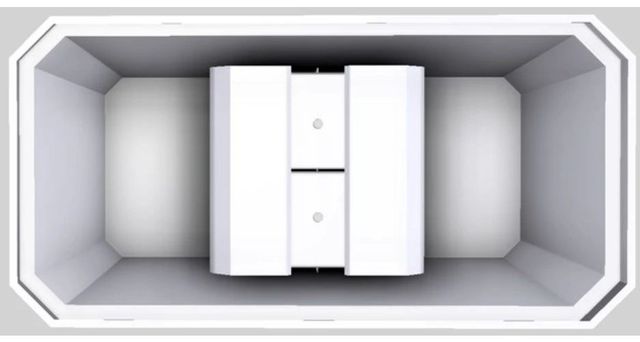 Vent-A-Hood® Designer Series 60" White Island Range Hood-3