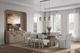 Bernards Pagosa Beige Double Pedestal Dining Table-1