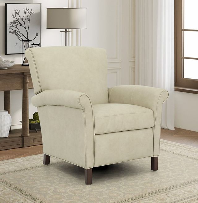 BarcaLounger® Phoebe Cashmere Stone Leather Manual Recliner-2