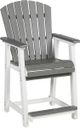 Signature Design by Ashley® Transville 2-Piece Gray/White Polyethylene Outdoor Bar Stool-0