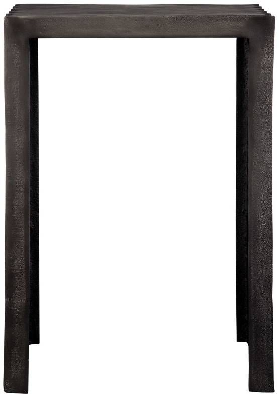 Uttermost® In The Groove Antique Nickel Accent Table-2