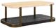 Bassett Mirror Avalon Beige Cocktail Table with Bronze Frame-0