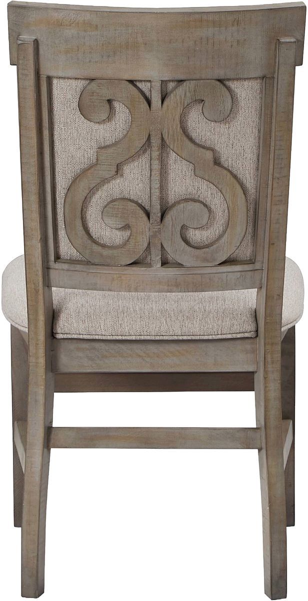 Magnussen Home® Tinley Park 2-Piece Dove Tail Grey Dining Side Chair Set with Upholstered Seat and Back-3