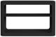 Elements International Rosalie Black Sofa Table-3