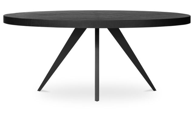 Moe's Home Collection Parq Black Oval Dining Table-1