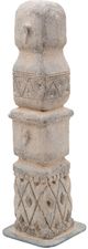 A & B Home Soft Off White 16" Stacked Tribe Statue-4