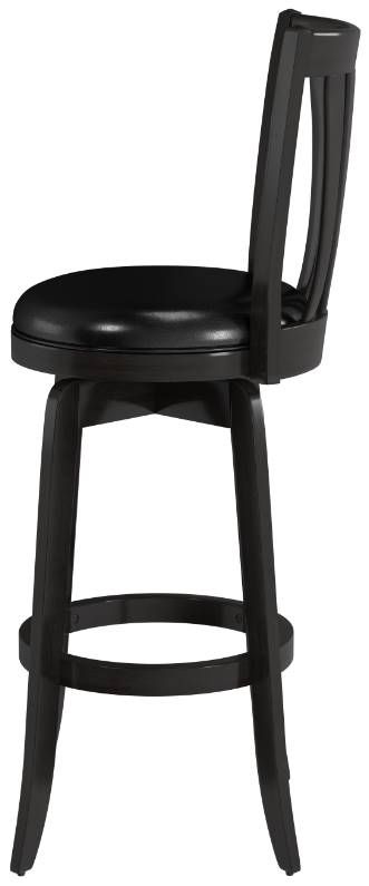 HH2 Home Savana Black Swivel Bar Stool-3