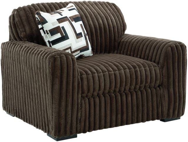 Signature Design by Ashley® Midnight-Madness Chocolate Chair and a Half-0
