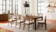 Bassett® Furniture Origins Phelps Sable Dining Chair with Cream Upholstered Seat-1