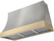 AGA Marquee 48" Stainless Steel Wall Mounted Range Hood  with Brushed Brass Trim-0