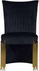 New Classic® Home Furnishings Empire Black/Gold Dining Side Chair-2