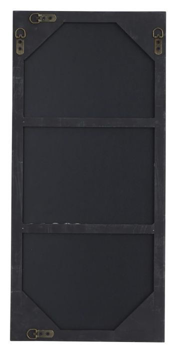Deco Marche Black 30" Thin Minimalistic Frame Wall Mirror-2