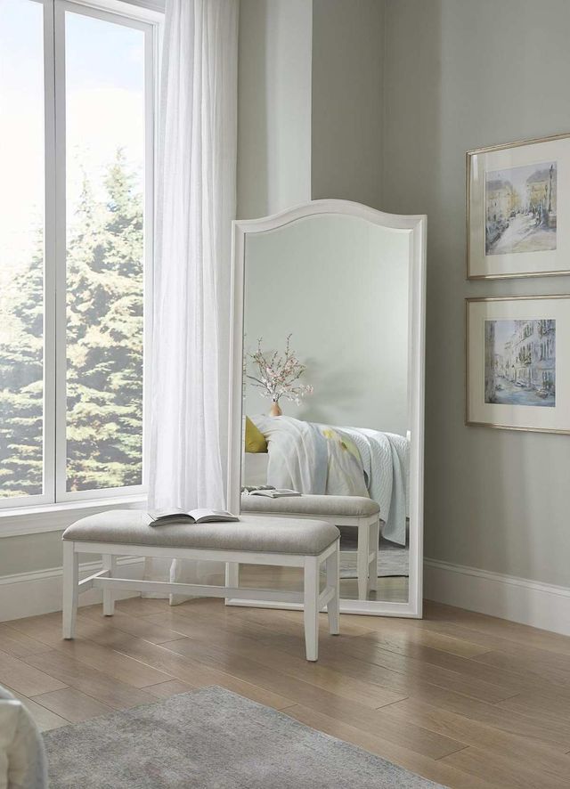 aspenhome® Charlotte White Bench-2