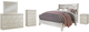 Signature Design by Ashley® Dreamur 5-Piece Champagne Queen Panel Bed Set-0