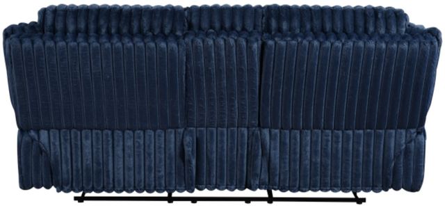 Homelegance® Goodland Blue Double Manual Reclining Loveseat with Center Console-3