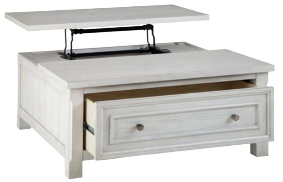 Signature Design by Ashley® Robbinsdale Antique White Lift-Top Cocktail Table-2