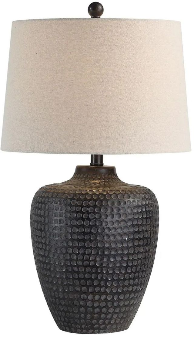 Renwil® Everren Agueda Dark Brown/Oatmeal Table Lamp-1