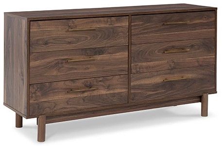 Signature Design by Ashley® Calverson 3-Piece Mocha Full Platform Bed Set-2