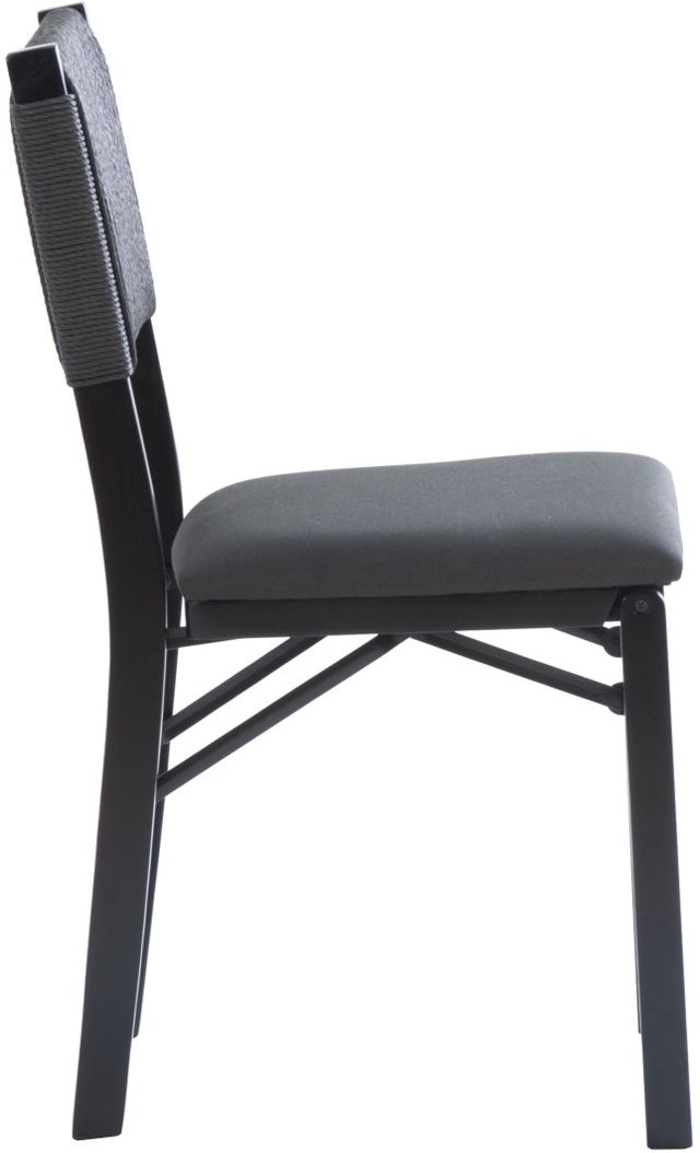 Linon Black 2-Piece Black Folding Dining Chair Set-3