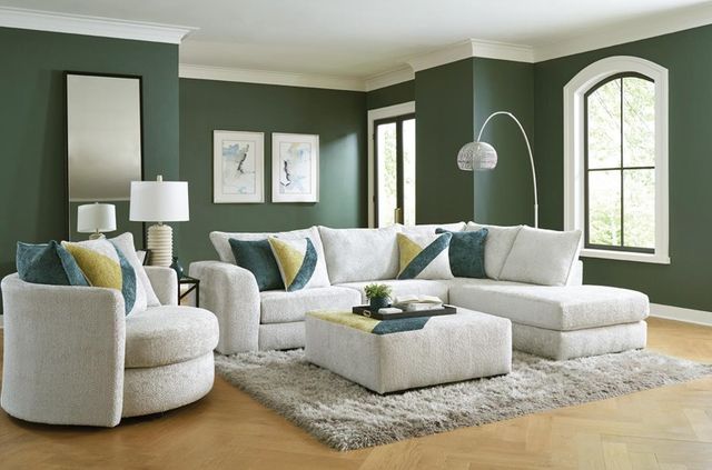 Albany Industries 2-Piece Bichon Ice Chaise Sectional-1