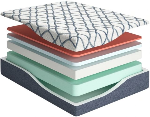 Sierra Sleep® By Ashley® Chime Elite 2.0 Memory Foam 14" Ultra Plush Tight Top Queen Mattress in a Box-2