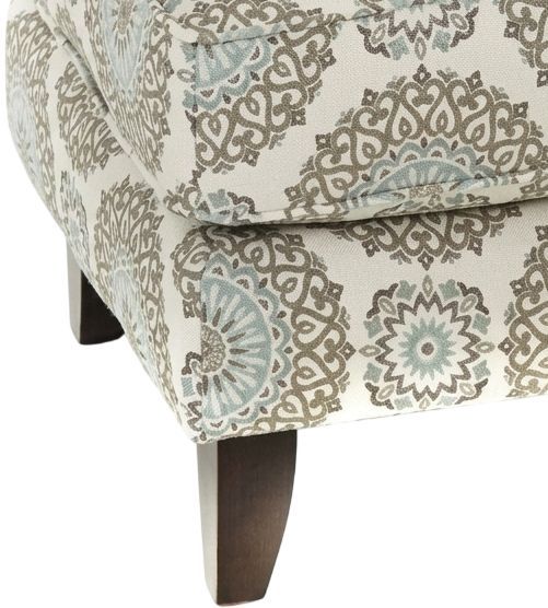 Fusion Furniture Grande Brianne Twilight Accent Ottoman-1
