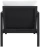 Linon Alora Natural Aluminum/Fabric Outdoor Armchair-5