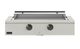 Caliber™ Rockwell Social 48" Antique White Built-In Liquid Propane Outdoor Griddle with Pewter Hardware-0
