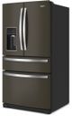 Whirlpool® 36 in. 26.2 Cu. Ft. Black Stainless French Door Refrigerator-1
