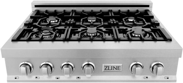 ZLINE Professional 36" Satin Stainless Steel Gas Rangetop-0