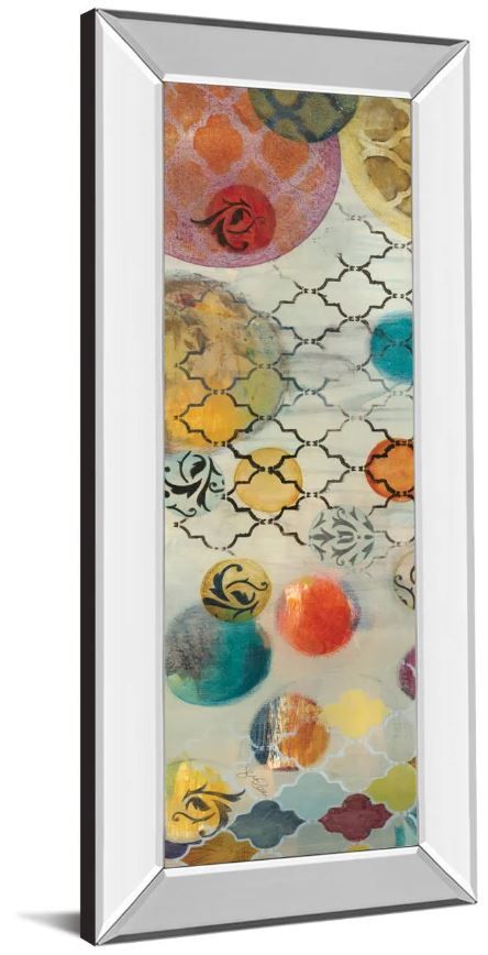 Classy Art Casa Blanca Panel II by Jeni Lee Mirror Framed Wall Art-1
