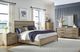 American WoodCrafters Arlington Nutmeg Queen Panel Bed-1