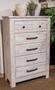 Signature Design by Ashley® Makidern Whitewash 5-Drawer Chest-1
