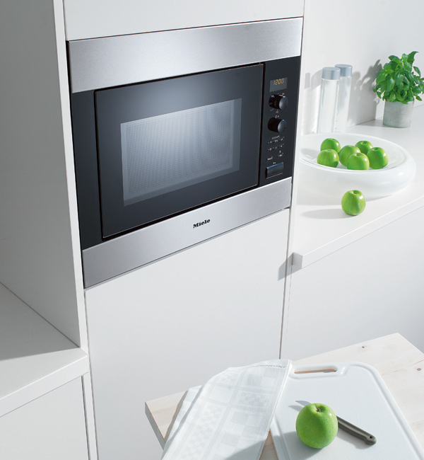 Miele Chef Series Built In Microwave Oven Stainless Steel Culinary Kitchen Home Oklahoma City OK