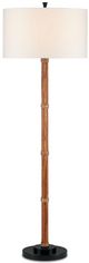 Currey & Company Reed Natural/Off-White Floor Lamp-0