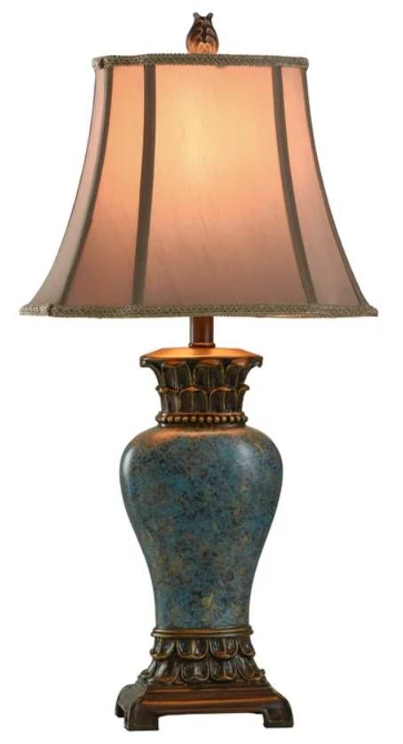 Stylecraft Blue/Bronze/Dark Brown Table Lamp-1