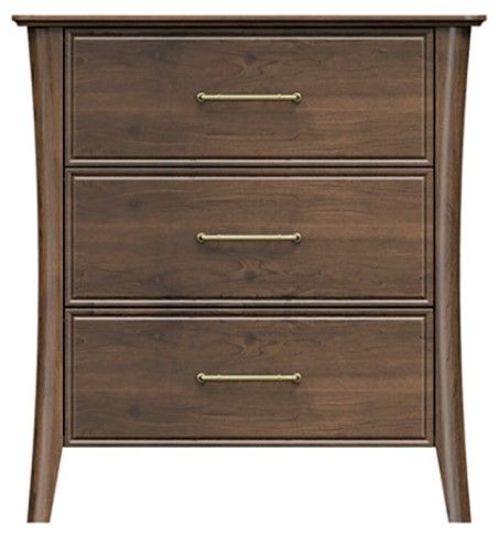 Country View Woodworking Brown Maple 32" Bedside Chest-0