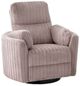 Furniture of America® Belper Taupe Power Glider Recliner with Swivel-0