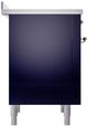 Ilve® Nostalgie II Series 36" Blue Pro Style Induction Range-4