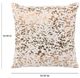 TOV Furniture by Moody Cream Leather Speckled Gold Pillow-3