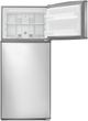 Whirlpool® 16.0 Cu. Ft. Monochromatic Stainless Steel Top Freezer Refrigerator-4