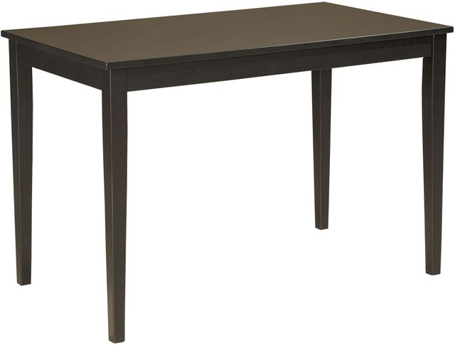 Signature Design by Ashley® Kimonte 5-Piece Dark Brown Dining Table Set-1
