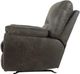 Signature Design by Ashley® Tambo Pewter Rocker Recliner-4