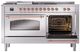 Ilve® Nostalgie II Series 60" Stainless Steel Pro Style Dual Fuel Range-4