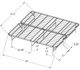 Coaster® Mabel Black King Mattress Support-3