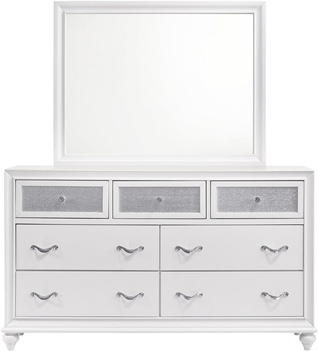 Coaster® Barzini White Dresser Mirror-2