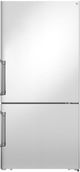 Bertazzoni 31 in. 17.7 Cu. Ft. Stainless Steel Counter Depth Bottom Freezer Refrigerator-1