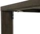 International Furniture Direct Teak Stained Dark Dining Table-5