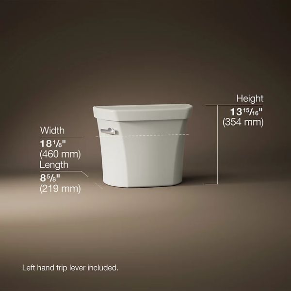 KOHLER® Wellworth® Biscuit 9" Toilet Tank, 1.6 Gpf-4